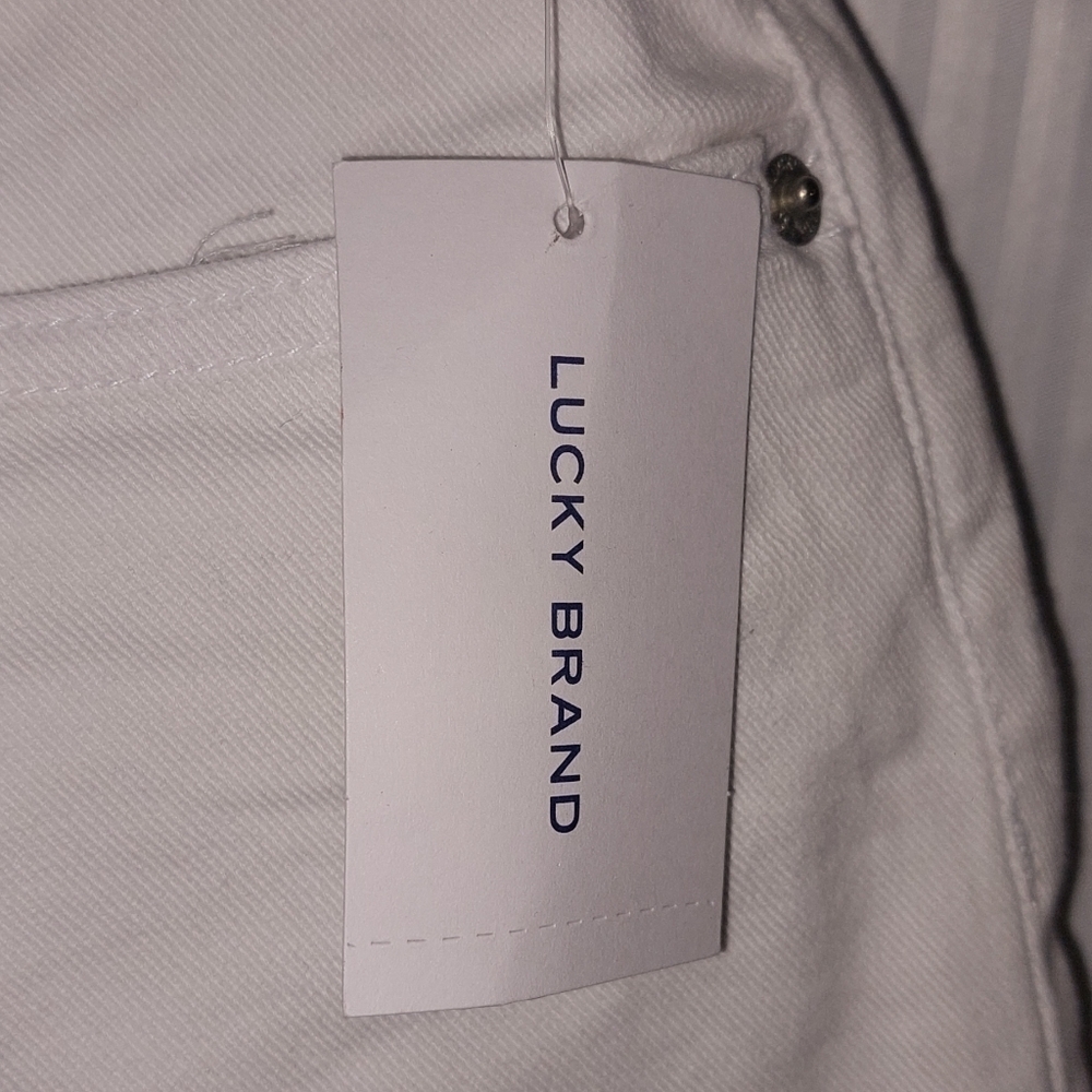 NEW White Denim Girl's Size 16 Lucky Brand 'Riley' Shorts - Picture 5 of 8